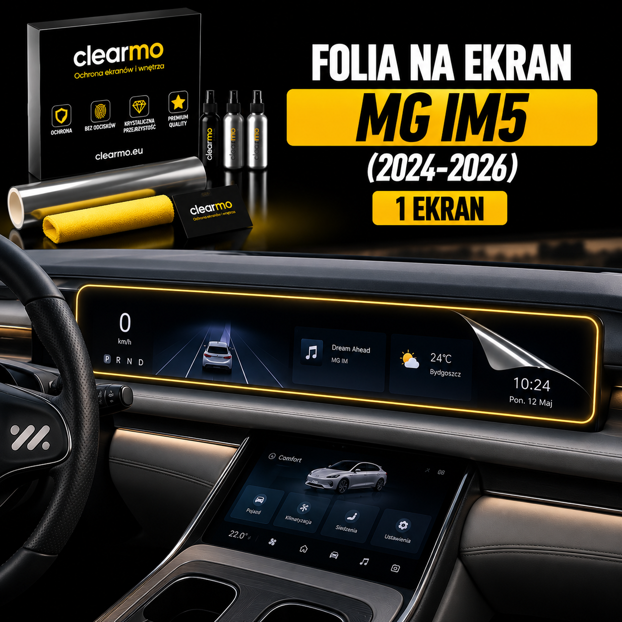 Folia na ekran MG IM5 681 x 123 mm" (2024-2026)