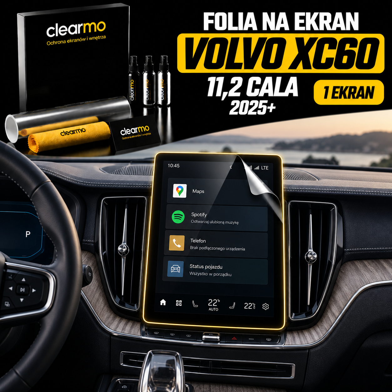 Folia na ekran Volvo xc60 (2025+)