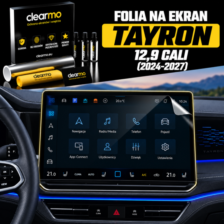 Folia na ekran VW Tayron 12,9 cali (2024-26)