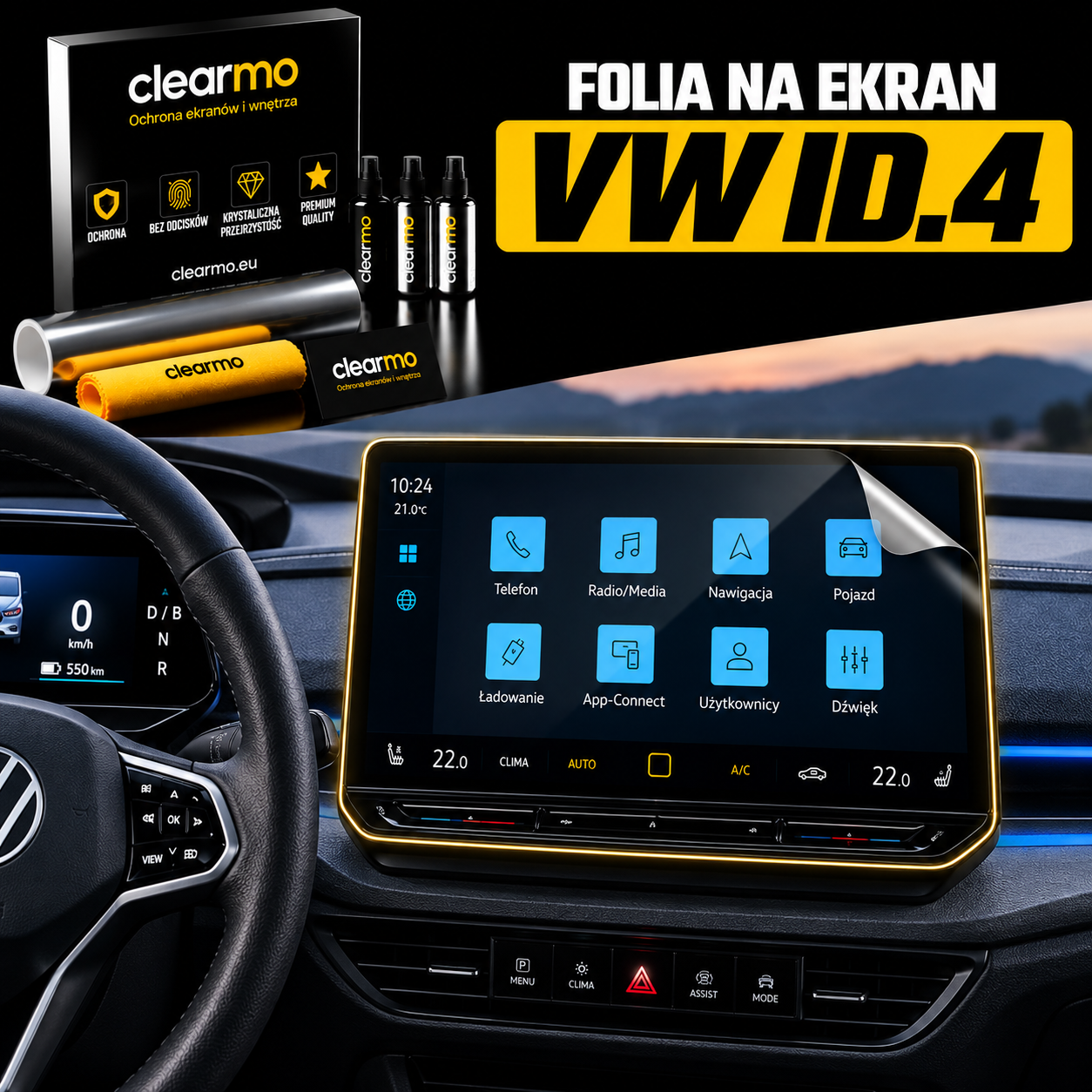 Folia na ekran VW ID 4
