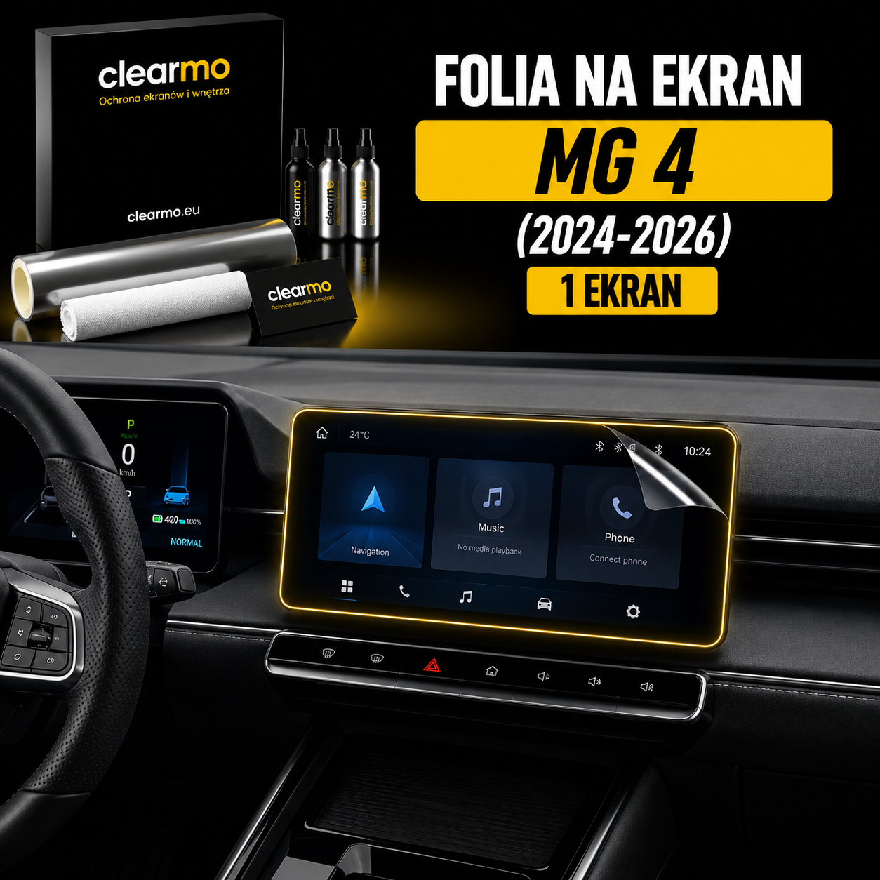 Folia na ekran MG 4 (2024-2026)