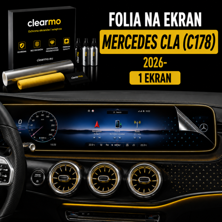 Folia na ekran Mercedes CLA (c178) 2026-
