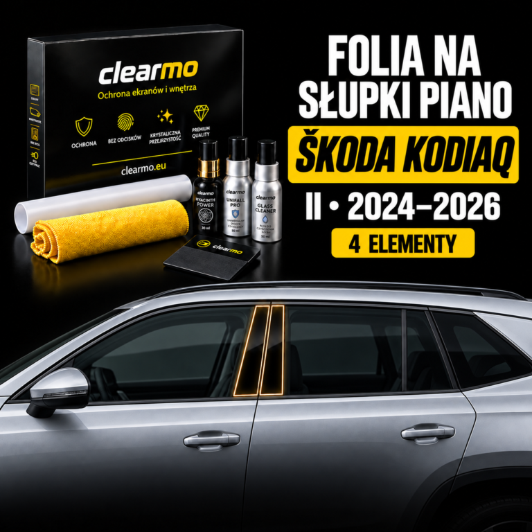 Folia na słupki piano - Skoda Kodiaq II (2024-2026)