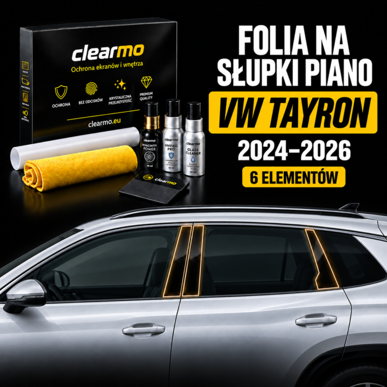Folia na słupki piano - Volkswagen Tayron (2024-2026)