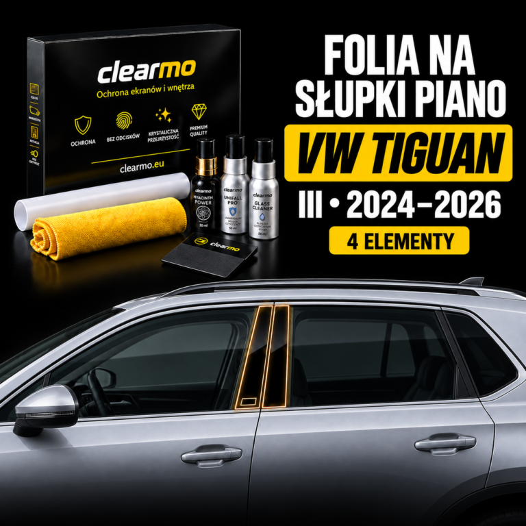 Folia na słupki piano - Volkswagen Tiguan III (2024-2026)