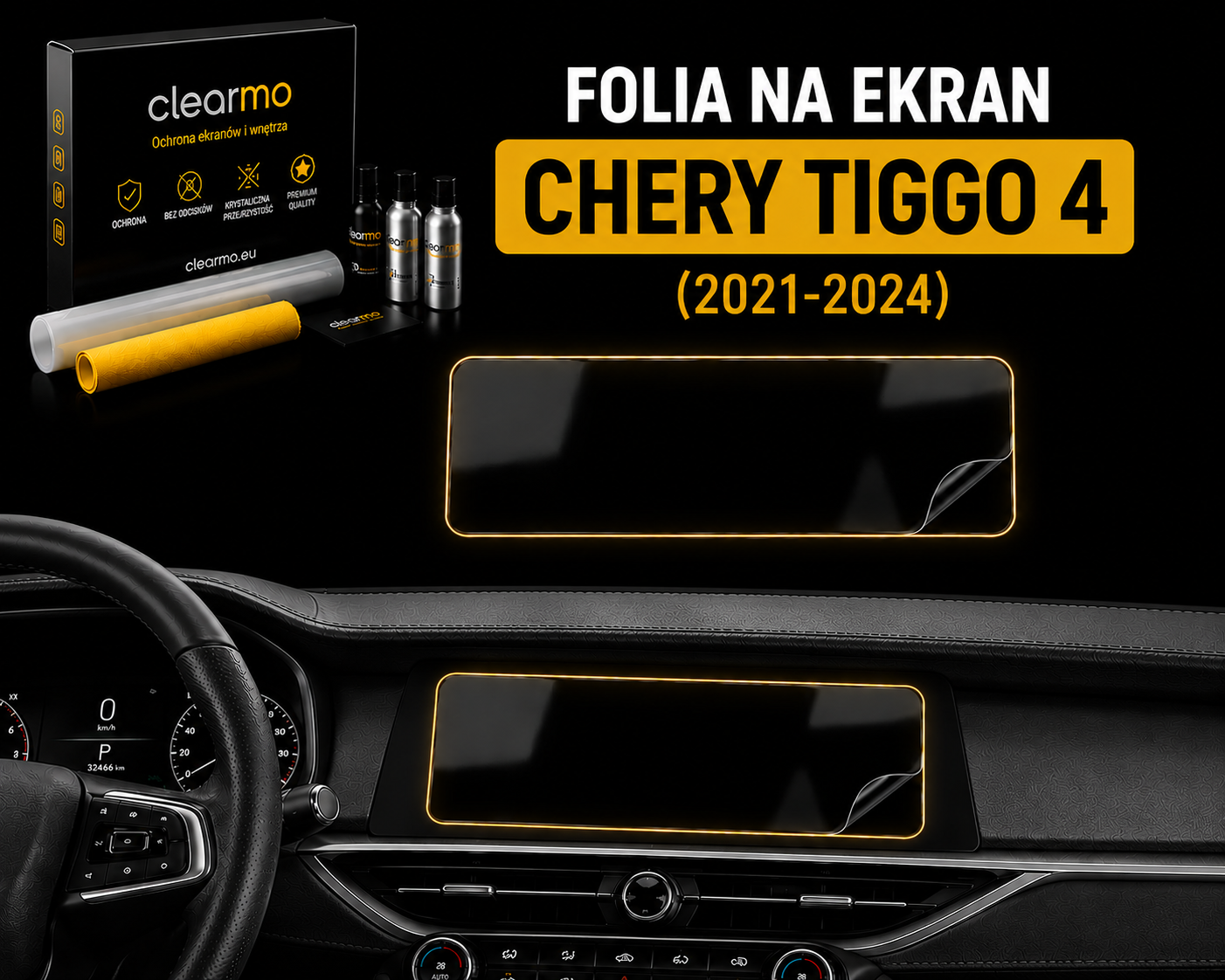 Folia na ekran Chery Tiggo 4 (2021-2024)
