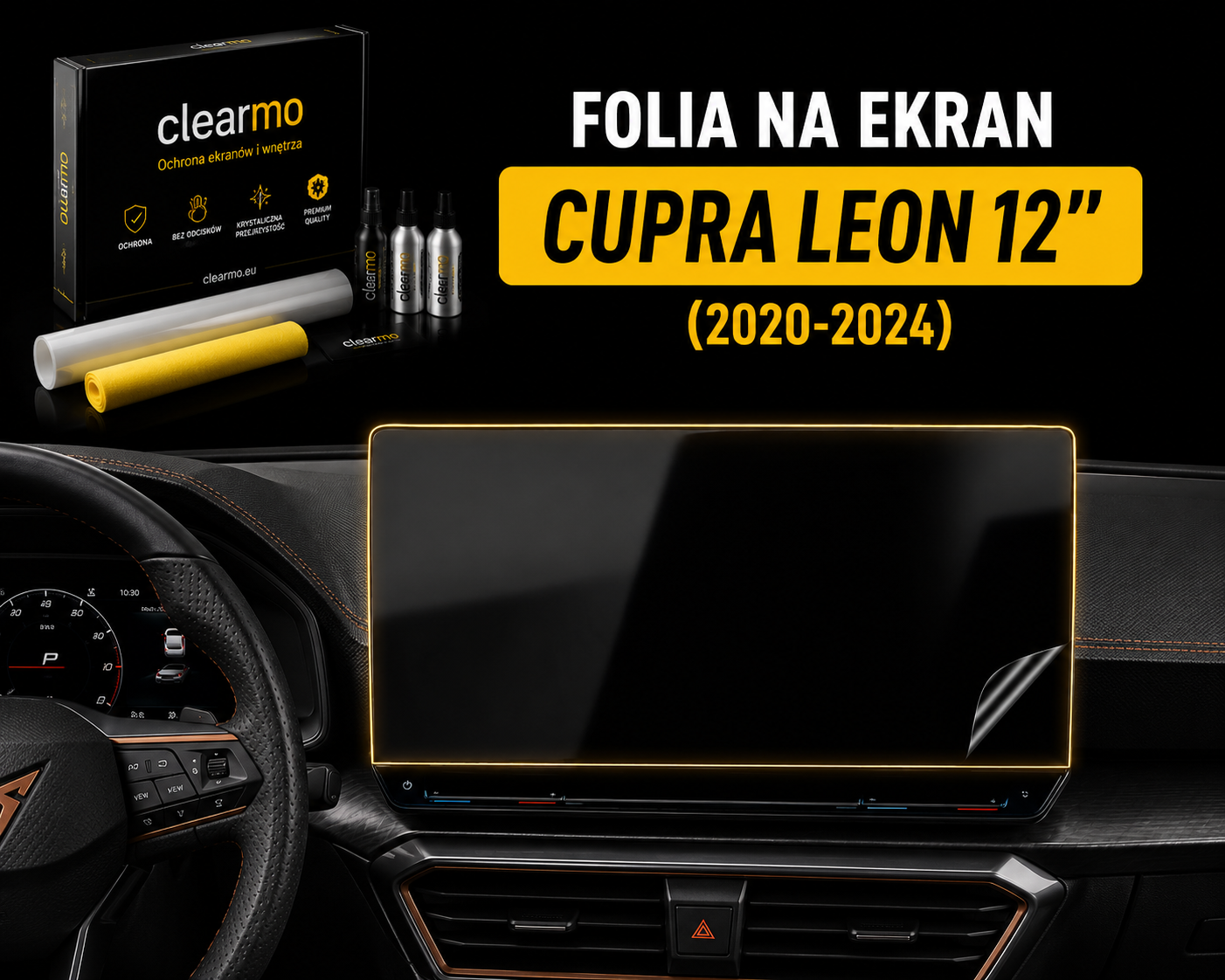 Folia na ekran Cupra Leon