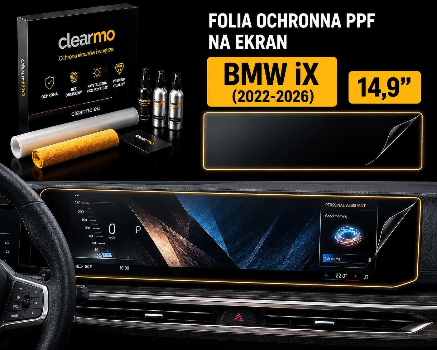Folia na ekran BMW iX (2022-2026)