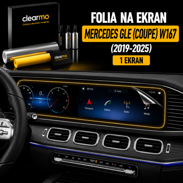 Folia na ekran Mercedes GLE  ( coupe ) W167 (2019-2025)