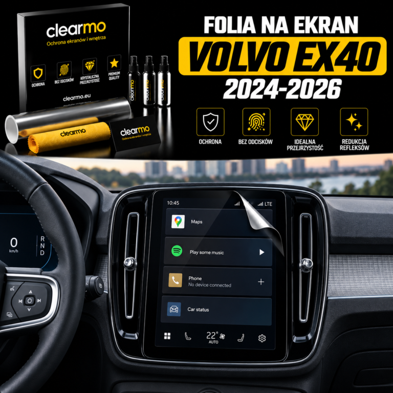 Folia na ekran Volvo EX40 (2025-2026)