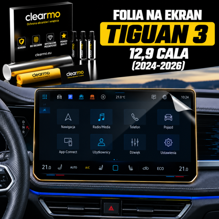 Folia na ekran VW Tiguan 3 12,9 2024-2026