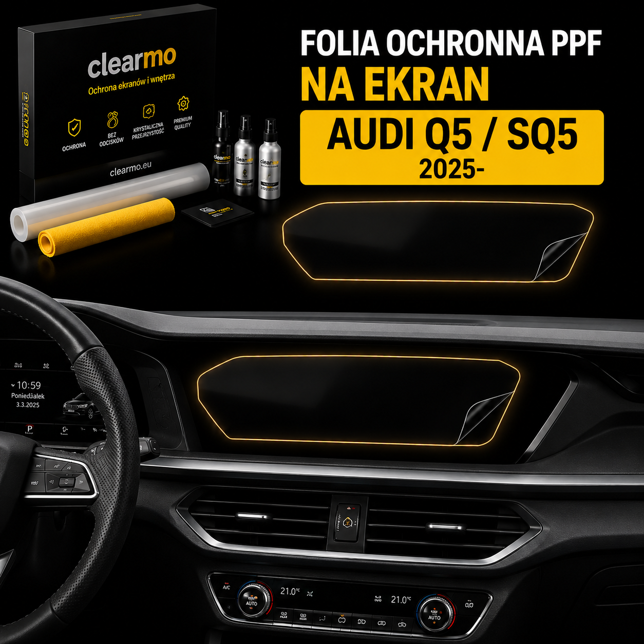 Folia na ekran Audi Q5 / SQ5 (2025-2026)