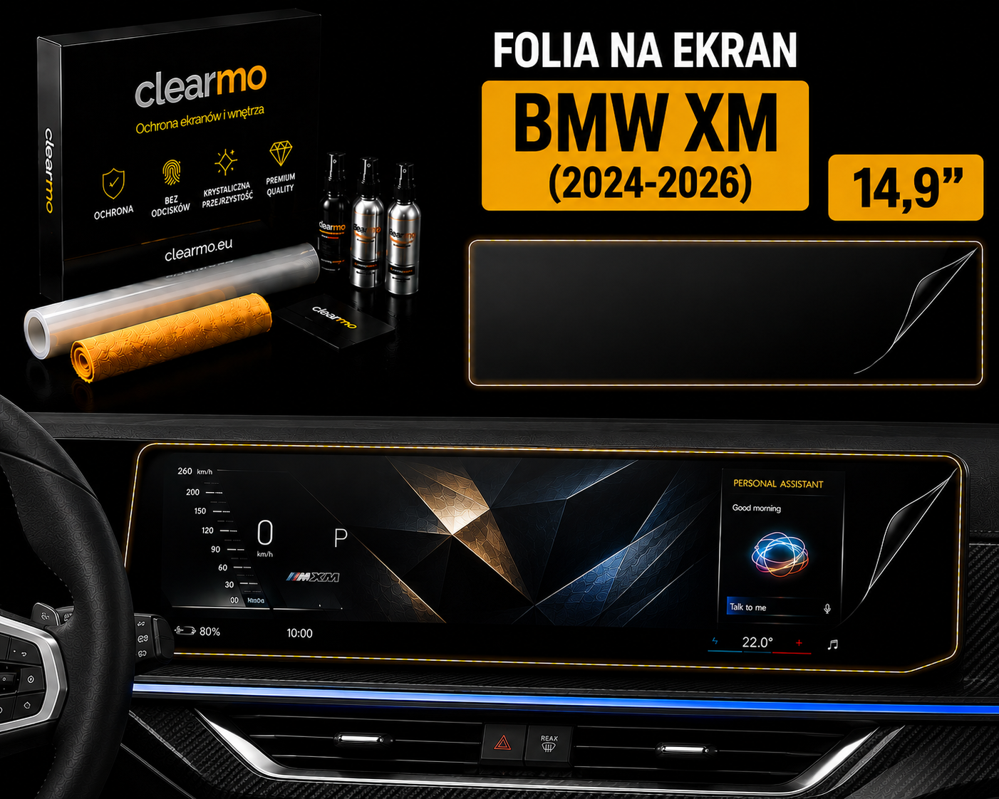 Folia na ekran BMW XM (2024-2026)