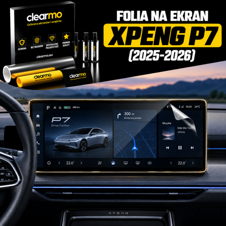 Folia na ekran Xpeng P7 (2025-2026)