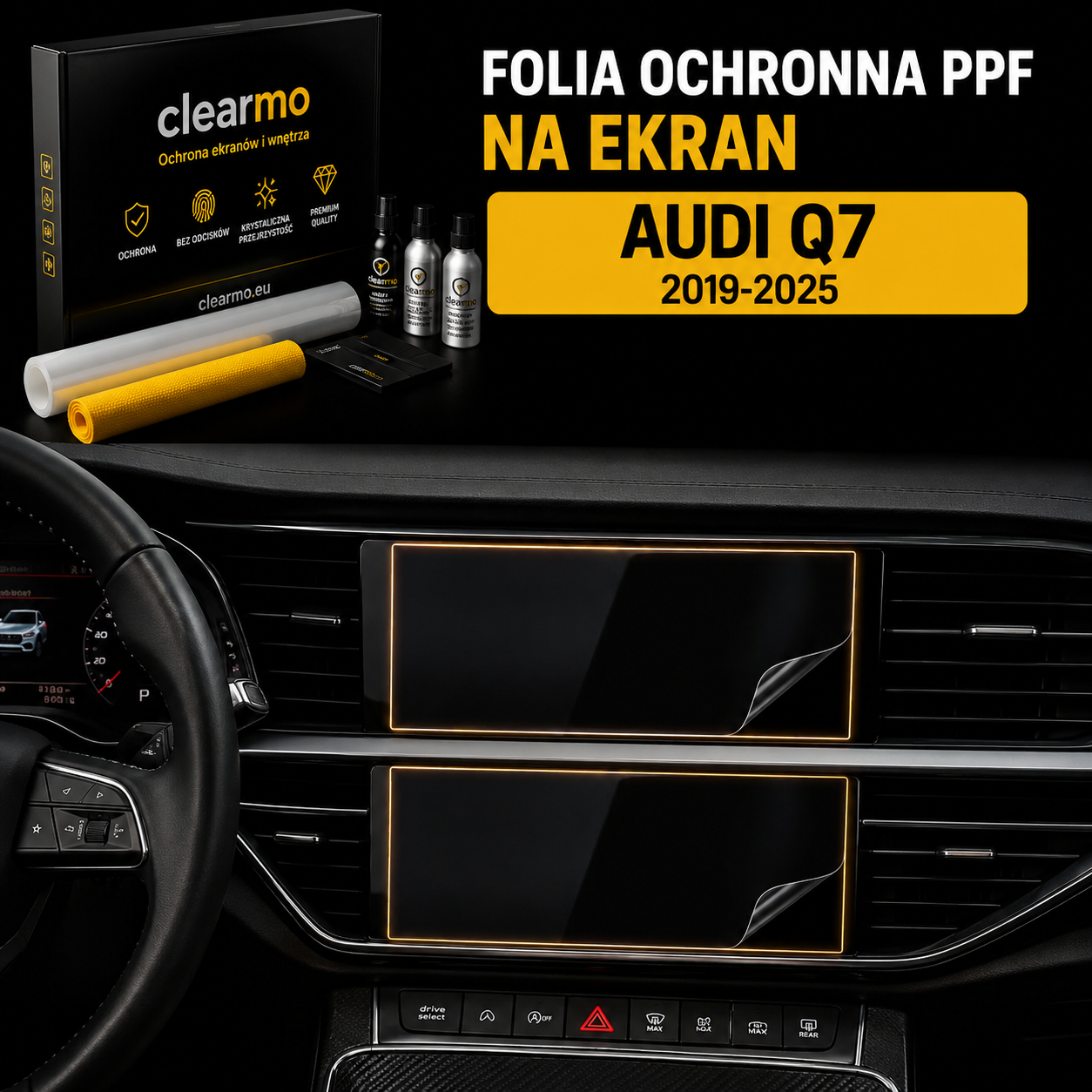 Folia na ekran Audi Q7 (2019-2025)