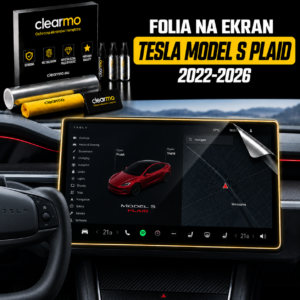 Folia na ekran Tesla Model S Plaid (2022-2026)