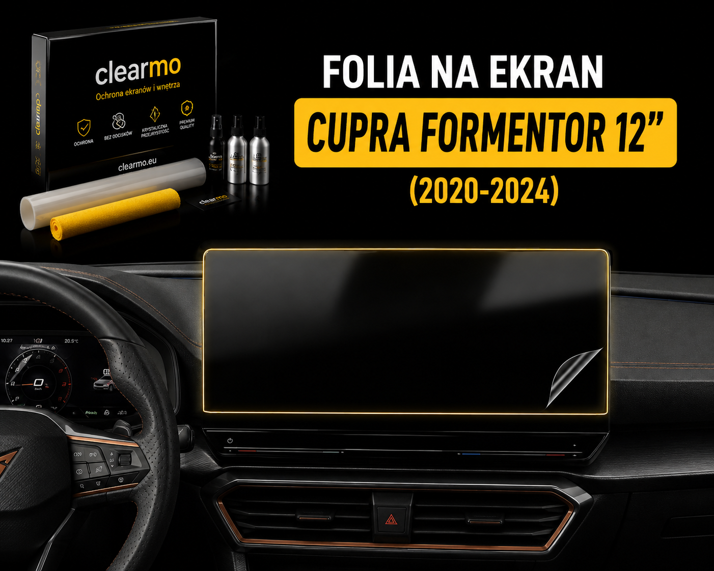 Folia na ekran Cupra Formentor 12" (2020-2024)
