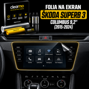 Folia na ekran Skoda Superb 3 Columbus 9,2" (2015-2024)