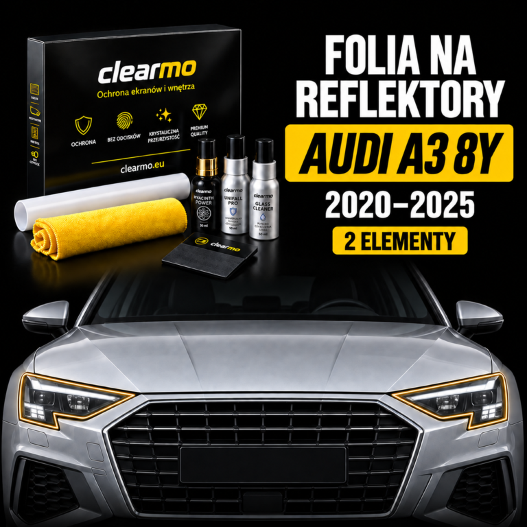 Folia ochronna PPF na reflektory przednie Audi A3 8Y (2020-2025)