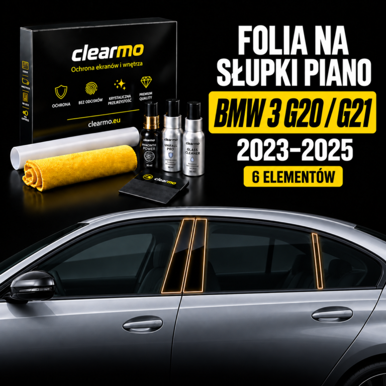 Folia na słupki piano - BMW Seria 3 G20 / G21 (2023-2025)