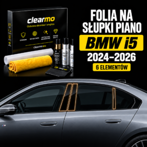 Folia na słupki piano - BMW i5 (2024-2026)