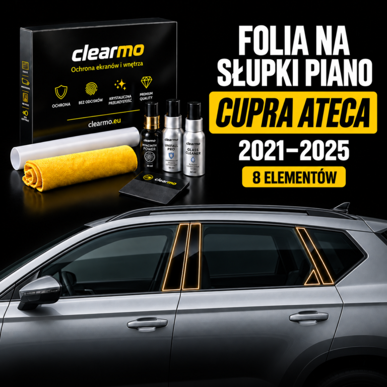 Folia na słupki piano - Cupra Ateca (2021-2025)