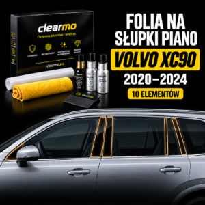 Folia na słupki piano - Volvo XC90 (2020-2024)